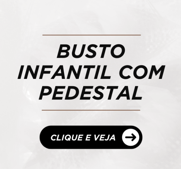 BUSTO INFANTIL COM PEDESTAL